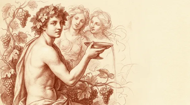 Historia del vino dios del vino
